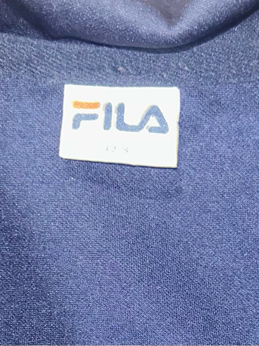FILA Plug-In Racing Navy Zip-Front Track Jacket - Women's - Picture 7 of 9